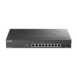 Коммутатор/ Управляемый L2 PoE-коммутатор, 8x2.5GBase-T PoE, 2x10GBase-X SFP+, PoE-бюджет 240 Вт, защита от статического электричества до 6 кВ, CLI, консольный порт RJ-45