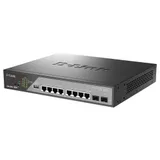 Сетевой коммутатор/ Smart L2 Surveillance Switch 8х1000Base-T PoE 802.3bt 90W, 2x1000Base-X SFP, PoE Budget 242W, Long-range PoE up to 250m