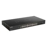 D-Link DXS-1210-28T/A1A, L2+ Smart Switch with 24 10GBase-T ports and 4 25GBase-X SFP28 ports.32K MAC address, 680Gbps switching capacity, 802.3x Flow Control, 802.3ad Link Aggregation, 4K of 802.