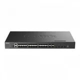 D-Link DXS-3410-32SY/A1A Управляемый L3 стекируемый коммутатор с 28 портами 10GBase-X SFP+ и 4 портами 25GBase-X SFP28