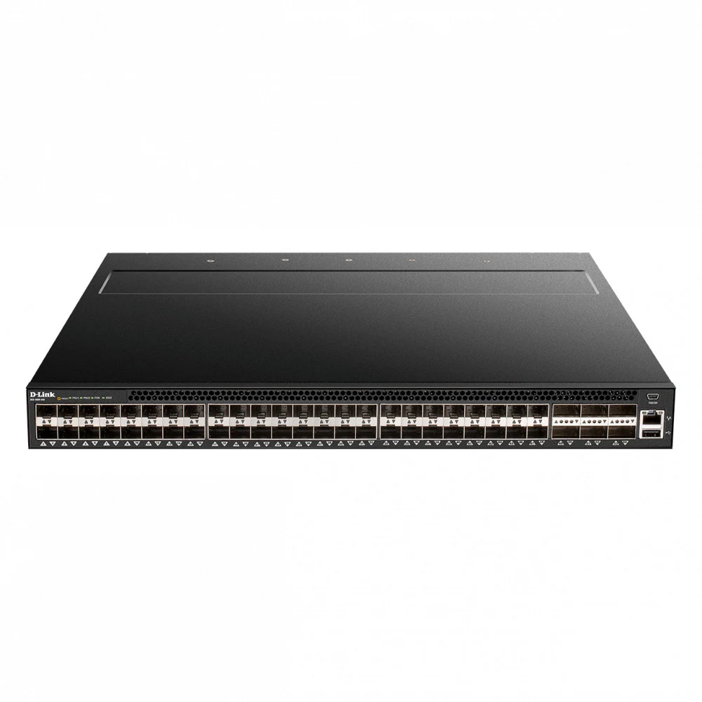 Коммутатор D-Link DXS-5000-54S/A1ASI Управляемый L3 коммутатор с 48 портами 10GBase-X SFP+, 6 портами 40GBase-X QSFP+, 2 источниками питания AC и 4 вентиляторами