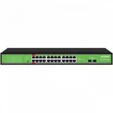 Коммутатор Digma DSP224G-2S-R400 (L2) 24x1Гбит/с 2SFP 24PoE 24PoE+ 2PoE++ 400W неуправляемый