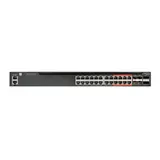 4610-30P-O-AC-F Edge-corE AS4610-30P, 24-Port GE RJ45 port PoE+, last 8 ports Ultra-PoE, 960W PoE Bugdet, 4x10G SFP+, 2 port 20G QSFP+ for stacking, Broadcom Helix 4, Dual-core ARM Cortex A9 1GHz, d