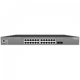ECS4620-28P Edge-corE 24 x GE + 2 x 10G SFP+ ports + 1 x expansion slot (for dual 10G SFP+ ports) L3 Stackable Switch, w/ 1 x RJ45 console port, 1 x USB type A storage port, RPU connector, Stack up