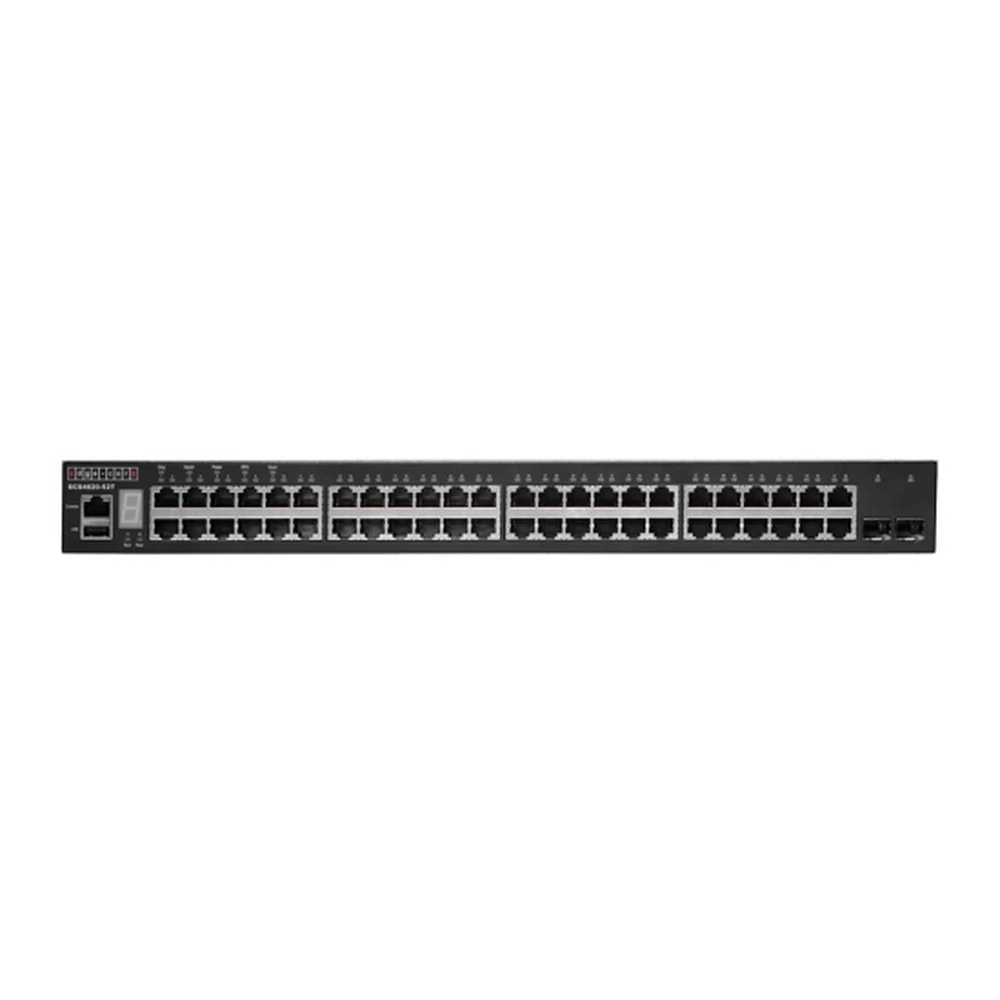 Коммутатор Edge-corE 48 x GE + 2 x 10G SFP+ ports + 1 x expansion slot (for dual 10G SFP+ ports) L3 Stackable Switch, w/ 1 x RJ45 console port, 1 x USB type A storage port, RPU connector, Stack up t