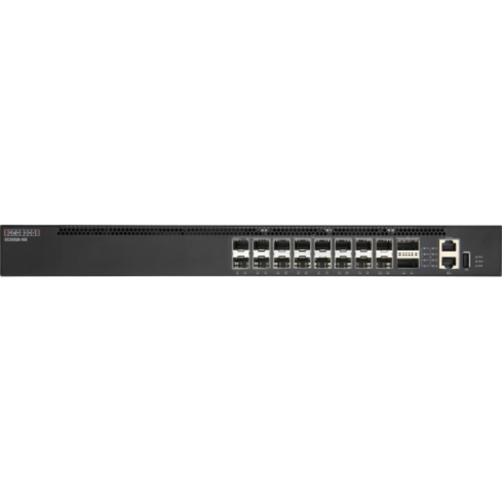 Коммутатор Edge-corE ECS5520-18X Edge-corE 16 x 10G SFP+ + 2 40G QSFP+ ports, 1 AC power supply, 1 optional slot for power redundancy