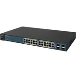Гигабитный управляемый контроллер точек доступа EWS7928FP Neutron Series 24-Port 370W Gigabit PoE+ Wireless Management Switch with 4 SFP Ports