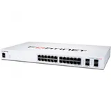 FortiSwitch-124F-FPOE L2+ managed POE switch with 24GE + 4SFP+, 24port POE with max 370W limit and smart fan temperature control
