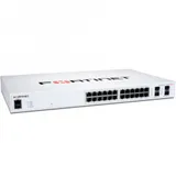 FortiSwitch-124F-FPOE L2+ managed POE switch with 24GE + 4SFP+, 24port POE with max 370W limit and smart fan temperature control