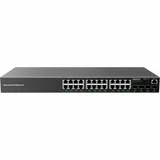 Grandstream GWN7803, Enterprise Layer 2+ Managed Network Switch, 24-ports Gigabit Ethernet, 4-SFP, Desktop, wall-mount, or rack-mount
