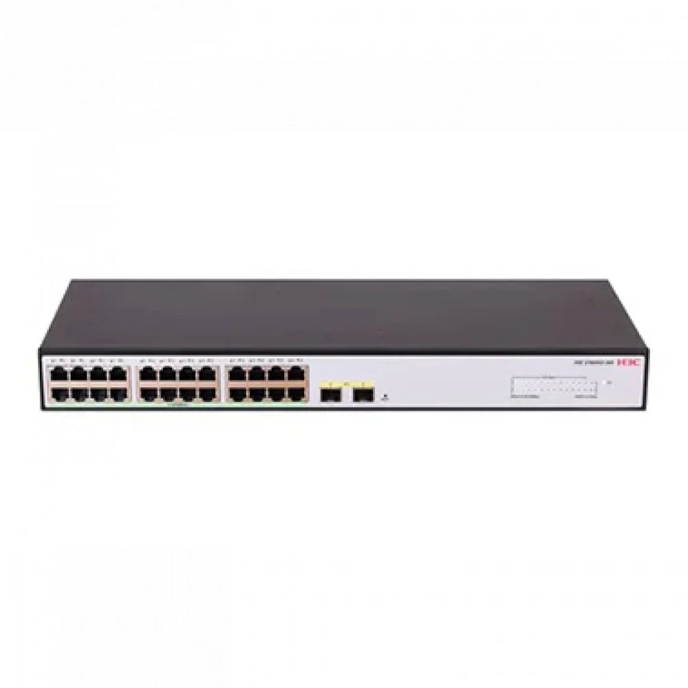 H3C S1600V2-26S L2 Ethernet Switch with 24*10/100/1000BASE-T Ports and 2*1G/10G SFP+ Ports, (AC)