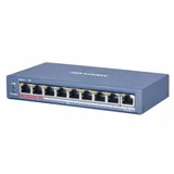 Hikvision DS-3E0109P-E(C) 9 RJ45 100M PoE с грозозащитой 6кВ, 2 порт с высоким приоритетом 1 Uplink порт 100М Ethernet бюджет PoE 115Вт поддержка режима передачи до 250м,10Мб/с, CAT5e таблица MAC а