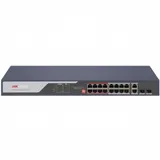 Switch 16+2 port 10/100M Hikvision DS-3E0318P-E(C), 2xGb Uplink, 2xSFP, PoE 230W, desk/rack