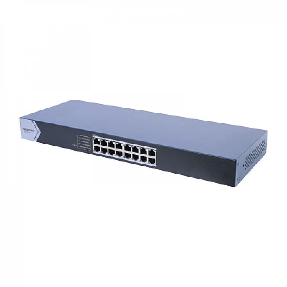 Коммутатор | Интерфейс: LAN 16×RJ45 1Гбит/с | Скорость коммутации: 32Гбит/с | Скорость передачи пакетов: 23.81Мбит/с | Инсталляция: На стойку | Материал: Металл | Степень защиты: ESP TVS 6000V Защит