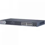 L2, Смарт-управляемый, 161000M RJ45 PoE-порт, 2 Gigabit combo порт, 802.3af/at, бюджет PoE 225W, поддержка режима передачи до 300м, визуализированная топология управления(Hik-Central/iVMS 4204/Hik-P