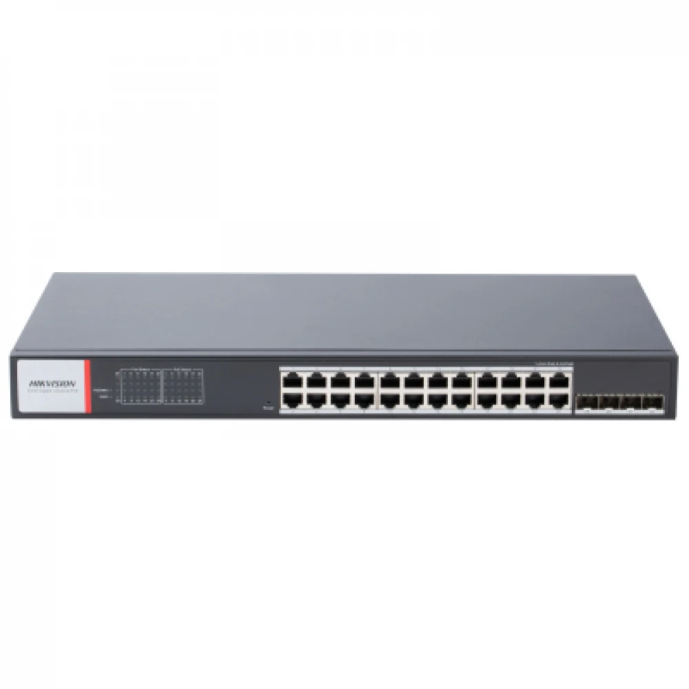 Hikvision DS-3T1528HP-SI-24P4F Промышленный 24-портовый управляемый коммутатор Hi-PoE