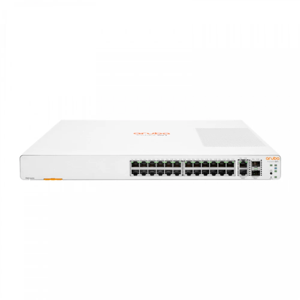 Коммутатор JL806A Aruba IOn 1960 24G 2XT 2XF Layer 2+ Switch, 1U (24xRJ-45 10/100/1000, 2xSFP+ 10G, 2xRJ45 10G ports)