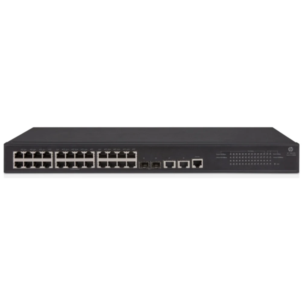 HPE 1950 24G 2SFP+ 2XGT Switch (24x10/100/1000 RJ-45 + 2x1G/10G RJ-45 + 2x1G/10G SFP+, web-managed, 19") (repl. for JL170A)