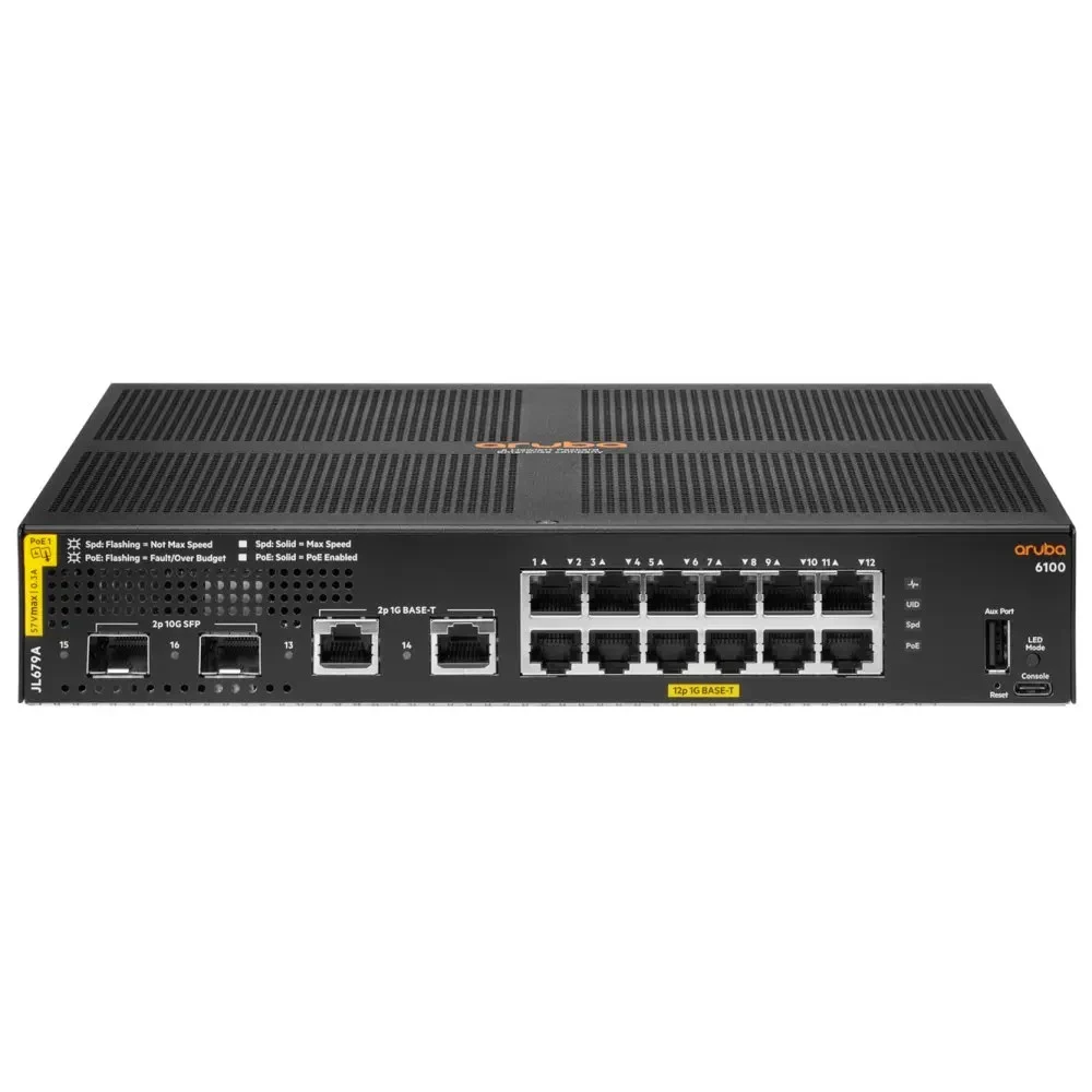 Aruba 6000 12G CL4 2SFP 139W Swch (repl. for J9777A#ABB & J9774A#ABB)