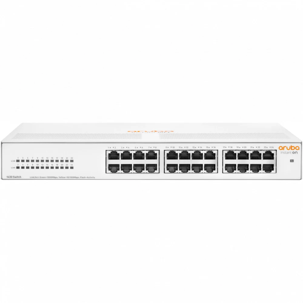 Bad Pack Коммутатор HPE R8R49A Aruba Instant on 1430 24G unmanaged fanless Switch