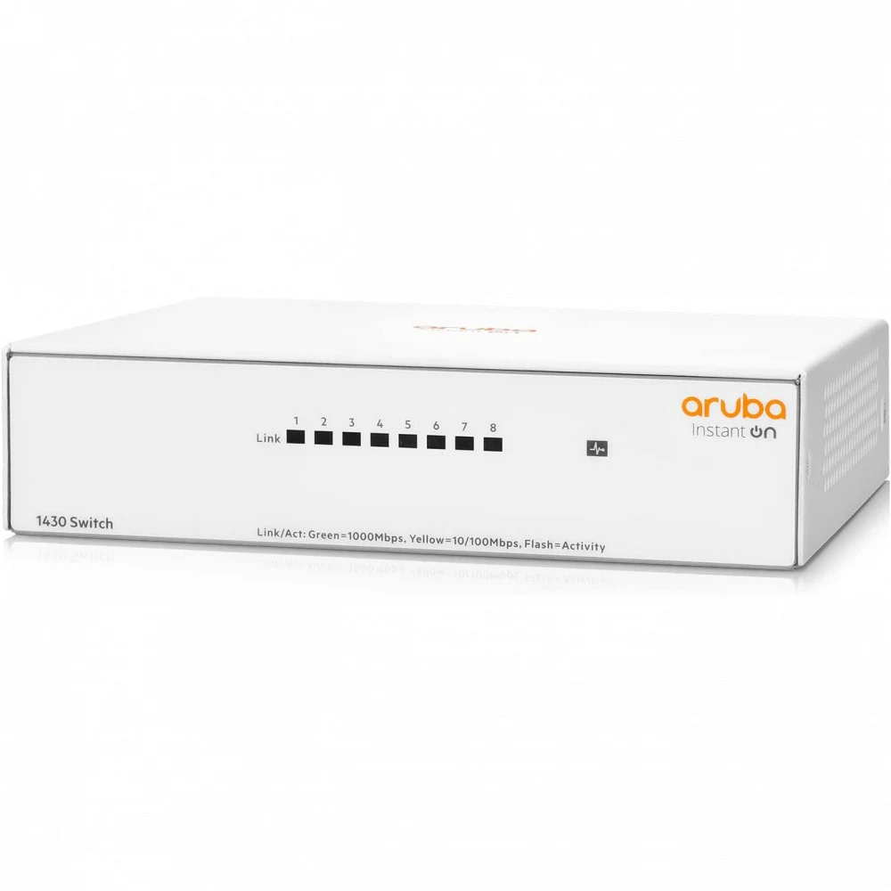 Коммутатор Aruba Instant on 1430 8G unmanaged fanless Switch (в комплекте вилка US)