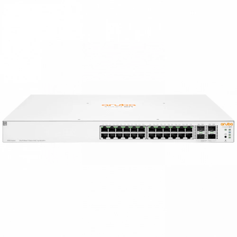 Коммутатор HP Enterprise/Aruba Instant On 1930 24G Class4 PoE 4SFP/SFP+ 370W Switch JL684B