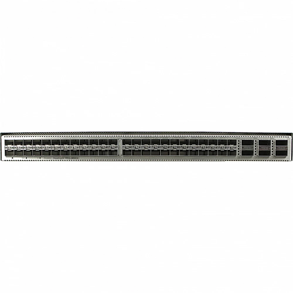 Коммутатор CE6863-48S6CQ-B switch (48*25G SFP28, 6*100G QSFP28, 2*AC power modules, 4*fan modules, port-side intake) NEW,