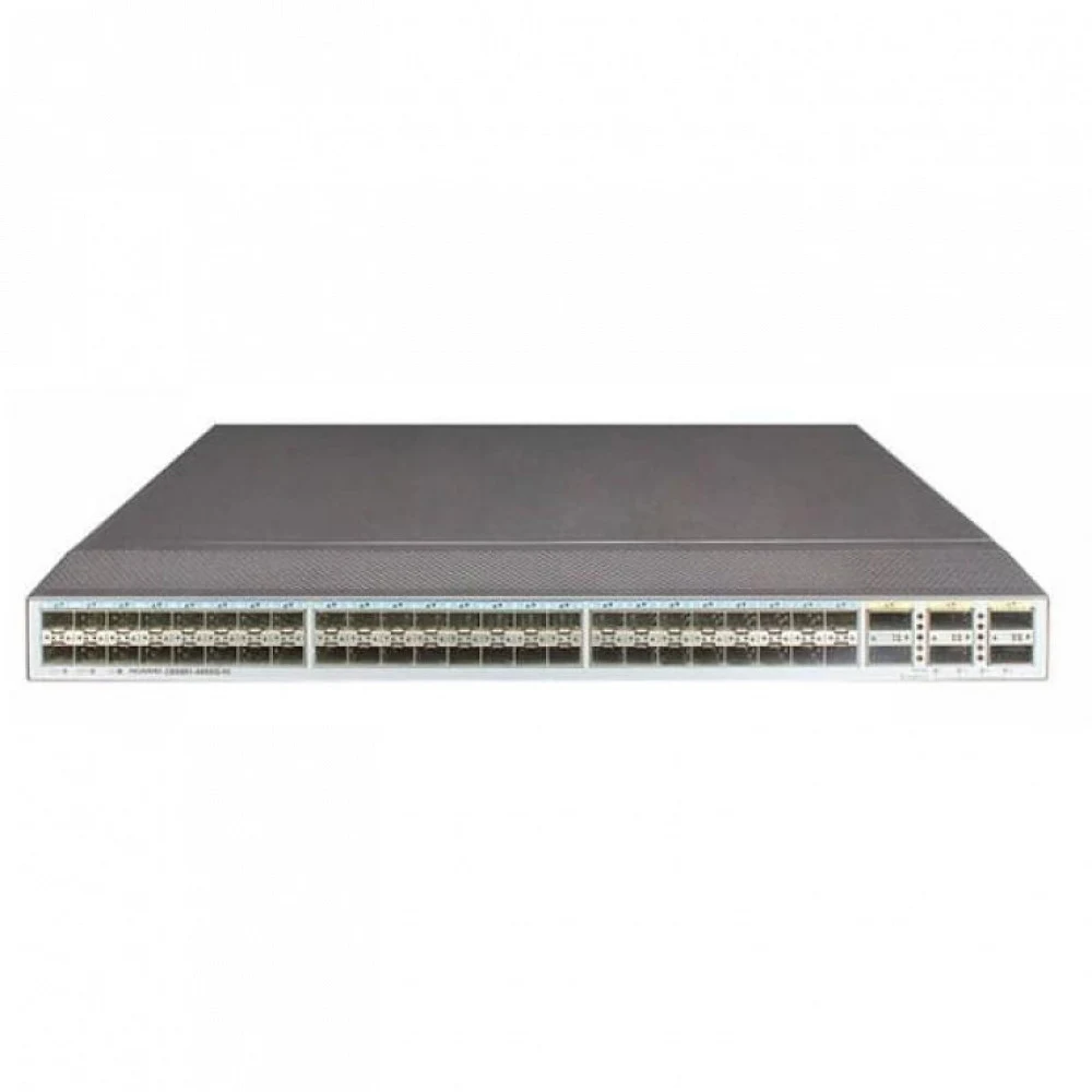 Коммутатор CE6863-48S6CQ-F switch (48*25G SFP28, 6*100G QSFP28, 2*AC power modules, 4*fan modules, port-side exhaust) NEW,