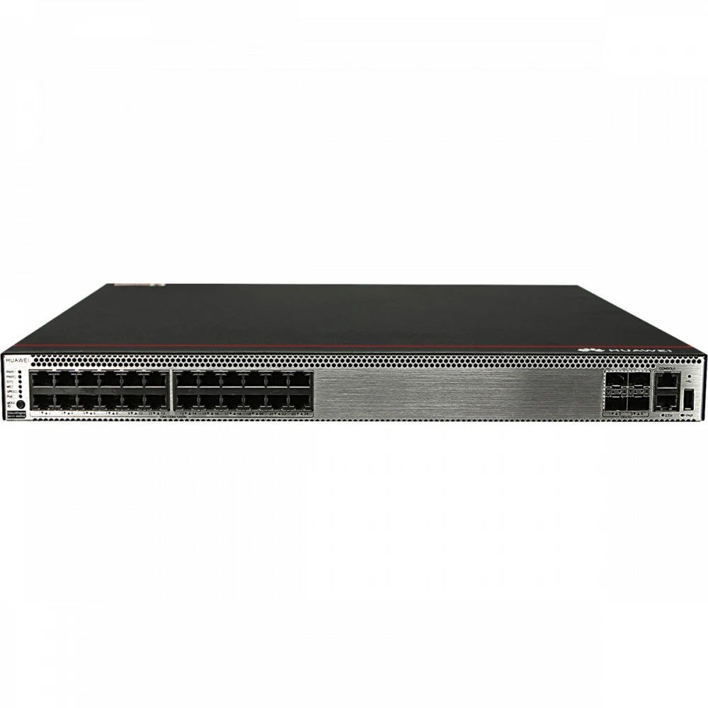 Коммутатор Huawei S5731-S24P4X (24*10/100/1000BASE-T ports, 4*10GE SFP+ ports, PoE+,1*600W ) + Basic Software