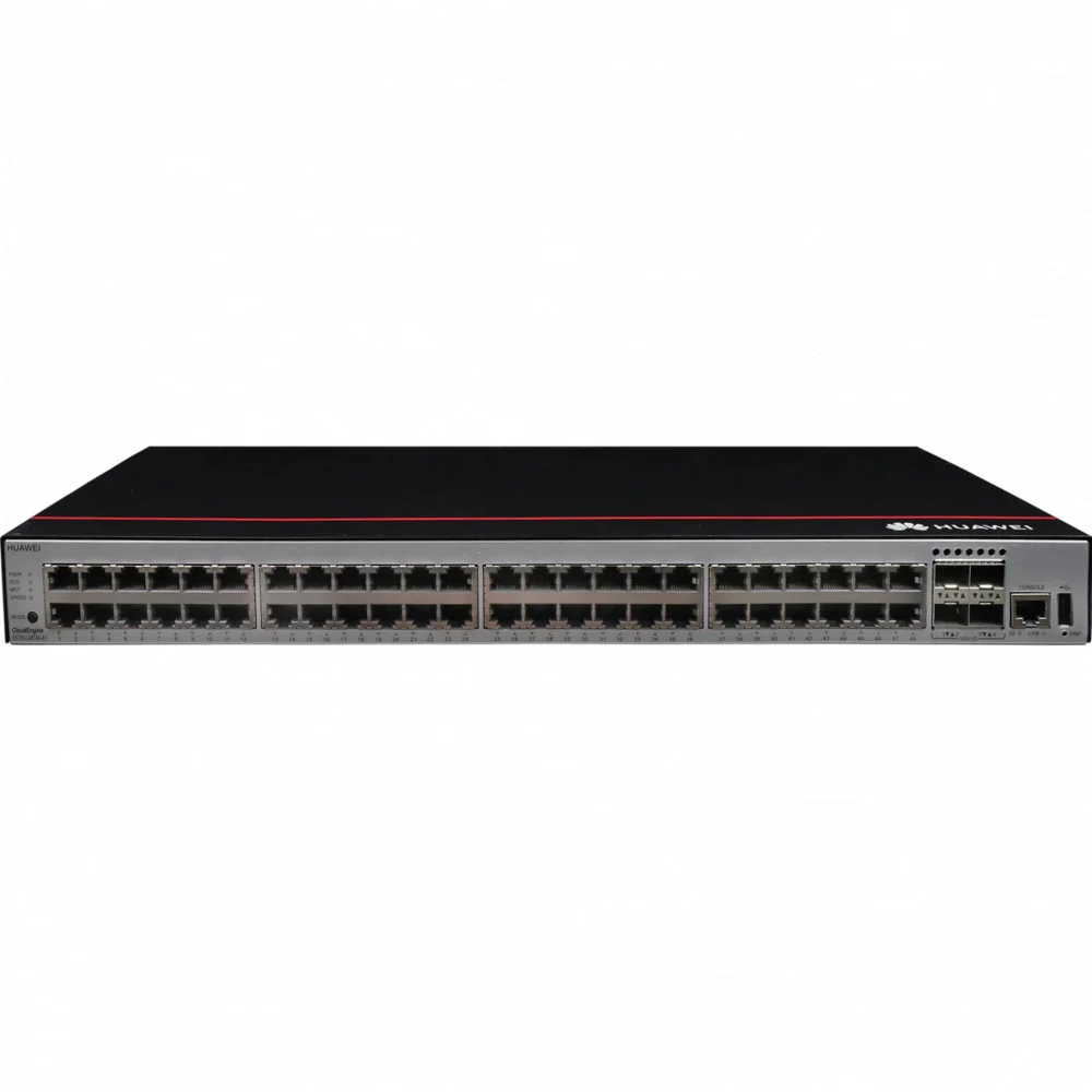 Коммутатор Huawei S5735-L48T4X-A1 (48*10/100/1000BASE-T ports, 4*10GE SFP+ ports, AC power)