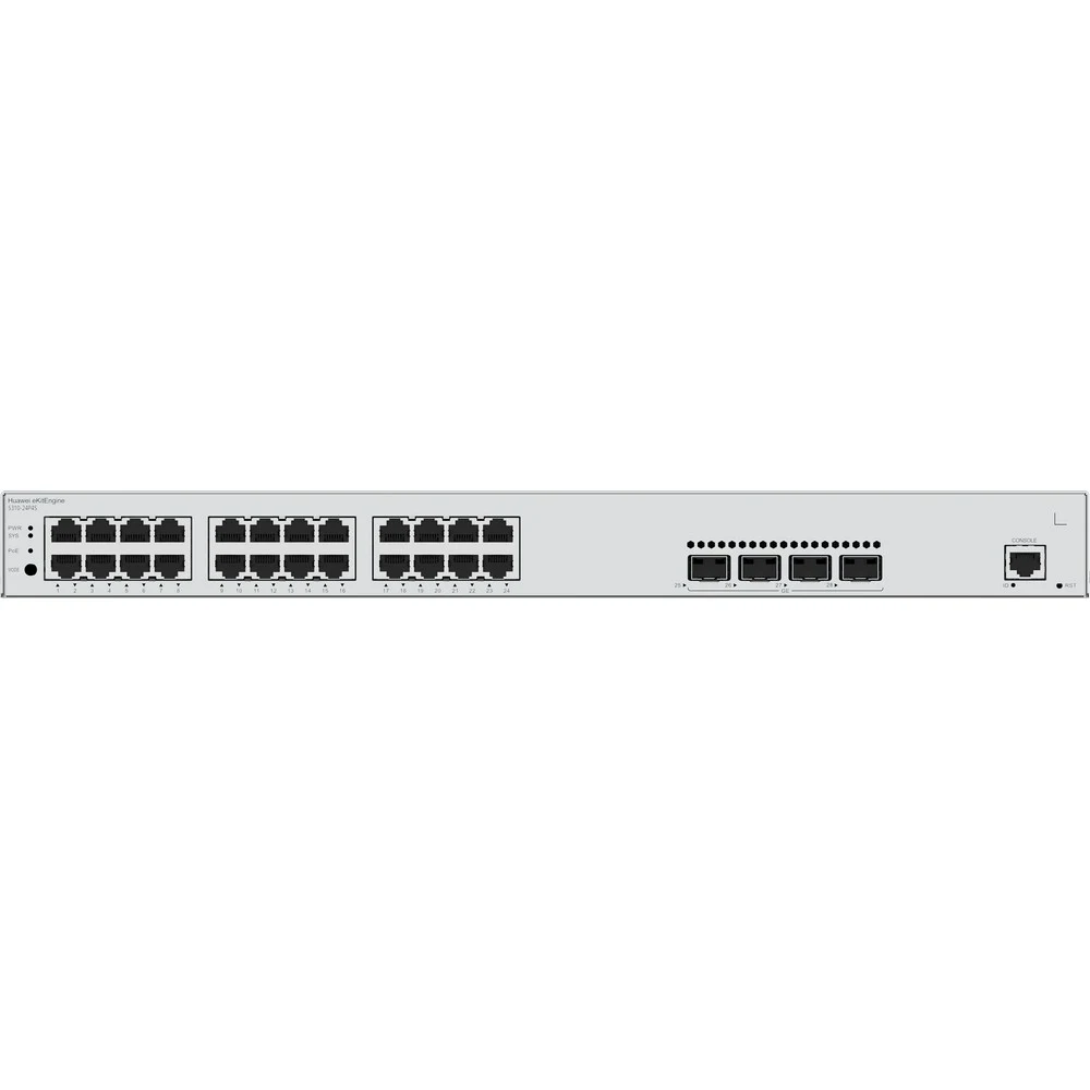 PoE Коммутатор | Уровень: L2+ Управляемый | Интерфейс: PoE/PoE+ 24×RJ45 1Гбит/с / Uplink 4×SFP 1Гбит/с / 1×RJ45 Console | PoE Стандарт: IEEE 802.3af/at | PoE Бюджет: 400W | Скорость коммутации: 56Гб