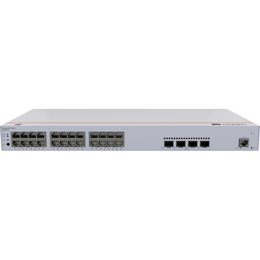 PoE Коммутатор | Уровень: L2 Управляемый | Интерфейс: PoE/PoE+ 24×RJ45 1Гбит/с / Uplink 4×SFP+ 10Гбит/с / 1×RJ45 Console | PoE Стандарт: IEEE 802.3af/at | PoE Бюджет: 400W | Скорость коммутации: 128