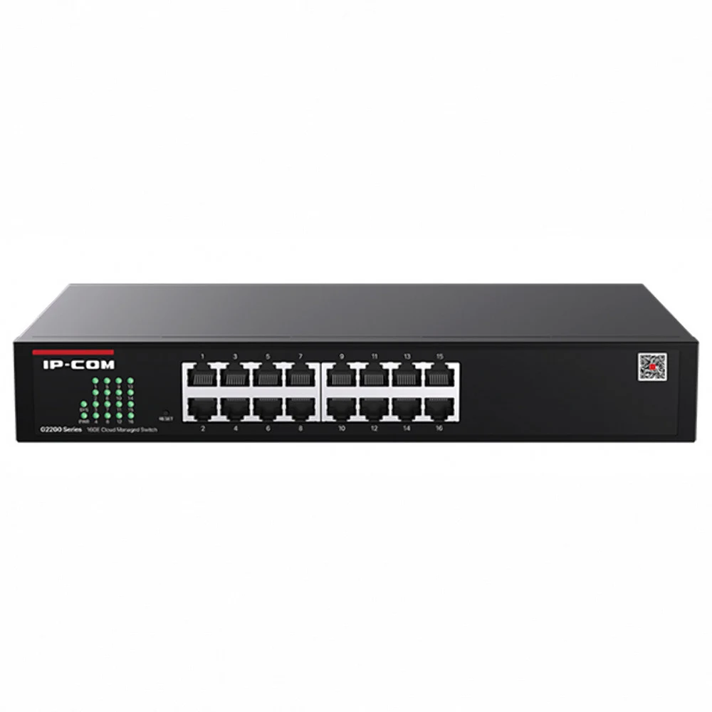 IP-COM G2216D Коммутатор управляемый, 16 портов, 16x1 Гбит/с, металлический корпус