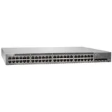 EX3400-48P Коммутатор EX3400 48-port 10/100/1000BaseT PoE+, 4 x 1/10G SFP/SFP+, 2 x 40G QSFP+, redundant fans, front-to-back airflow, 1 AC PSU JPSU-920-AC-AFO included (optics sold separately)