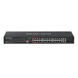 Mercusys MS128GP 28-портовый гигабитный монтируемый в стойку коммутатор с 24 портами PoE+