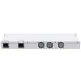CRS326-24S+2Q+RM Cloud Router Switch 326-24S+2Q+RM with 2 x 40G QSFP+ cages, 24 10G SFP+ cages, 1x LAN port for management, RouterOS L5 or SwitchOS (dual boot), 1U rackmount enclosure, Dual redundan
