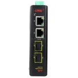 Коммутатор индустриальный 2-портовый ONV-IPS33042F 2 x 10/100/1000M copper RJ45 ports + 2 x Gigabit SFP optical slots
