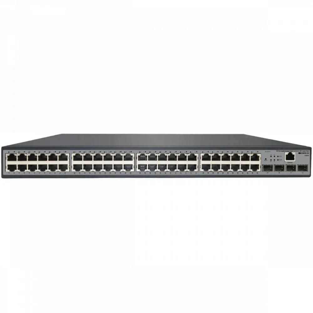 Коммутатор ORIGO Управляемый L2 коммутатор, 48x1000Base-T, 4x1000Base-X SFP, консольный порт RJ-45, комплект для установки в 19" стойку