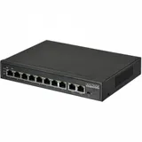 OSNOVO PoE коммутатор, 8 x FE с поддержкой PoE (IEEE 802.3af/at), 2 x FE, до 30W на порт, суммарно до 120W