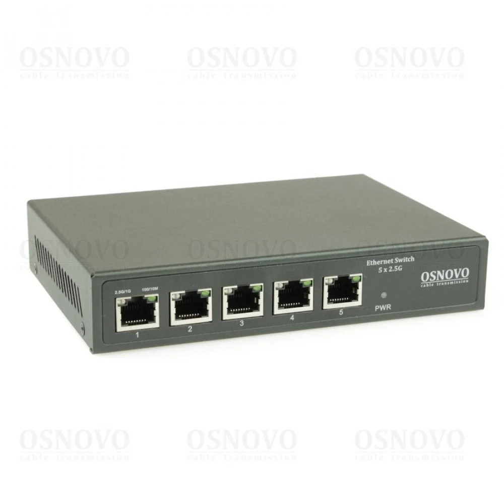 Коммутатор Osnovo SW-5D-1(60W) 5PoE 60W неуправляемый
