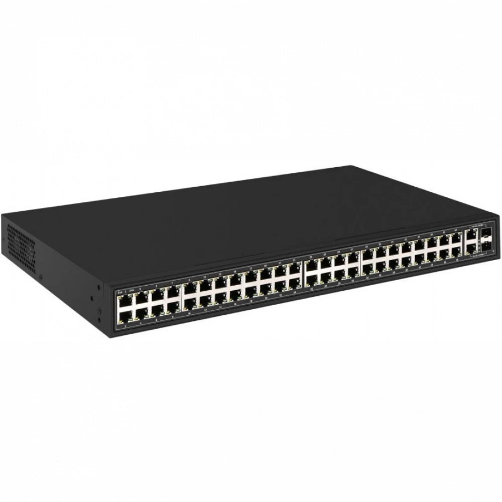 PoE Коммутатор OSNOVO SW-64822(700W) PoE коммутатор Fast Ethernet на 48 x RJ45 + 2 x GE Combo uplink портов. Порты: 4 x FE (10/100Base-T) с PoE (до 60W, A+B) + 44 x FE (10/100Base-T) с PoE (до 30W),