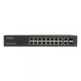 OSNOVO Коммутатор Gb Ethernet управляемый 18*10/100/1000 Base-T, 2*SFP 1000 Base-X, встроенный БП