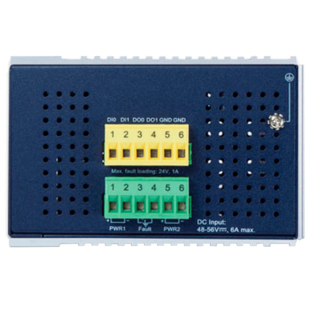 коммутатор/ PLANET IP30 Industrial L2+/L4 8-Port 1000T 802.3at PoE+ 4-port 100/1000X SFP Full Managed Switch (-40 to 75 C, dual redundant power input on 48~56VDC terminal block, DIDO, ERPS Ring Supp