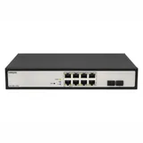 Управляемый гигабитный 8 портовый Web Smart PoE коммутатор POWERTONE PWS-2S08G-120RM