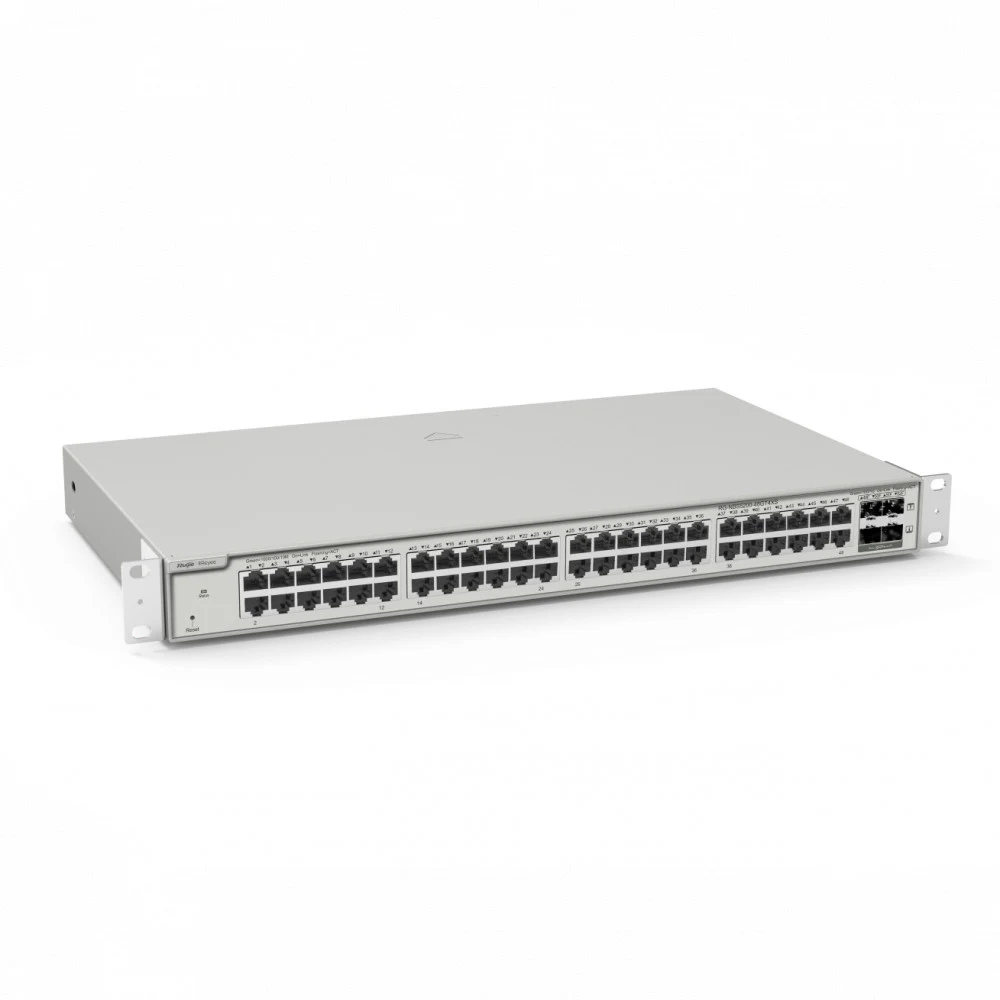 Коммутатор | Уровень: L3 Управляемый | Интерфейс: LAN 48×RJ45 1Гбит/с / Uplink 4×SFP+ 10Гбит/с | Протоколы: STP/RSTP, Voice VLAN, IGMP Snooping v1/v2, CPP, EEE | Скорость коммутации: 176Гбит/с | Ско