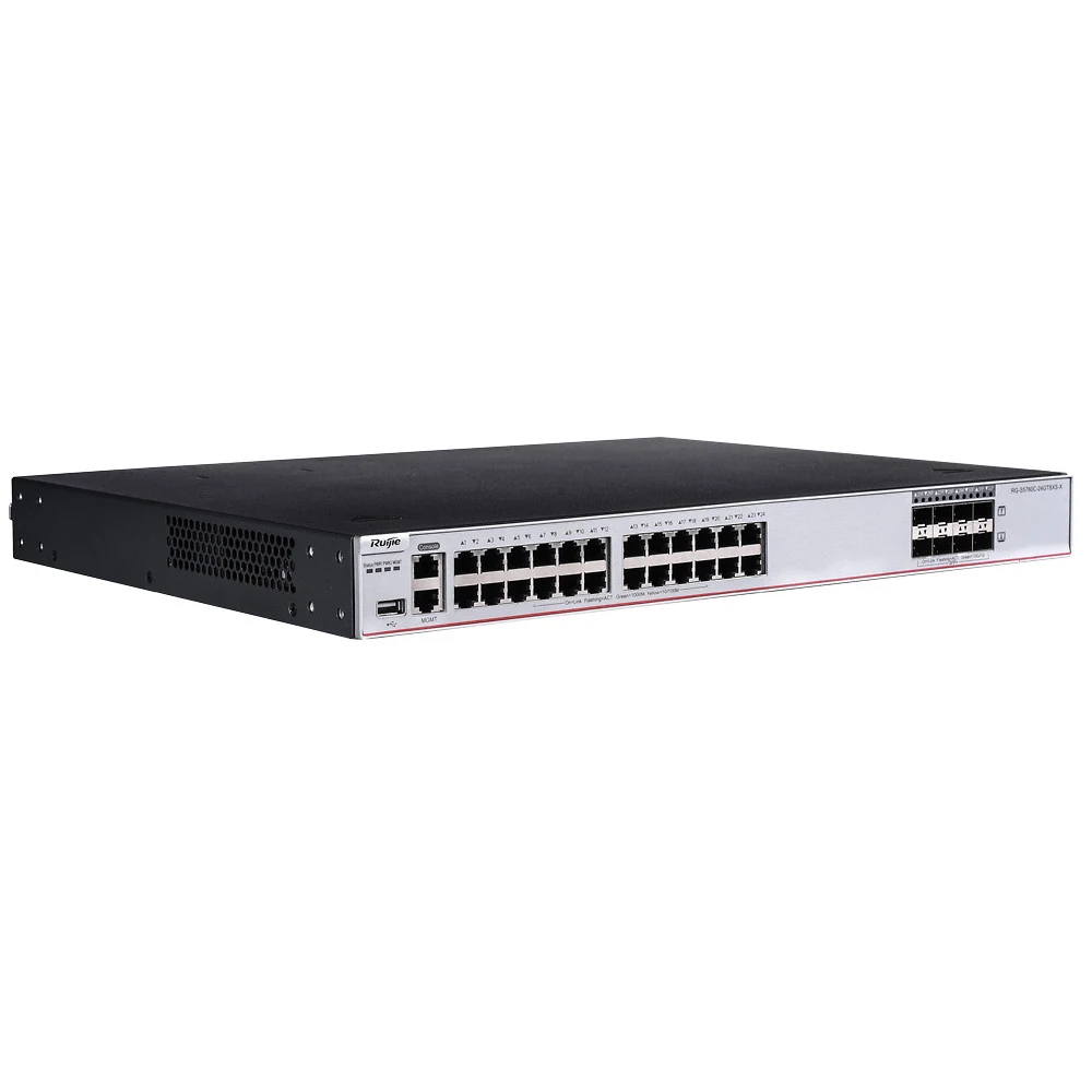 Коммутатор Ruijie RG-S5760C-24GT8XS-X L3 Managed (24x10/100/1000BASE-T, 8x1G/10G SFP+, 2 EMPTY power module slots)