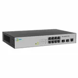 Управляемый Web Smart POE коммутатор уровня 2, 8 портов 10/100/1000BaseT, 2 порта 100/1000BaseX (SFP). POE 100W