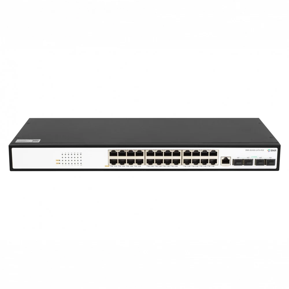 Коммутатор/ Управляемый PoE коммутатор уровня 2+ SNR-S5110G-24TX-POE