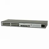 Управляемый гигабитный POE коммутатор уровня 2, 24 порта 10/100/1000Base-T с поддержкой PoE, 4 порта 100/1000BASE-X (SFP), бюджет POE 370W
