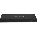 Коммутатор PoE+ Smart GbE 16-портовый Tp-Link TL-SG2016P JetStream™ 16 портов GbE (Порт 1 - Порт 8 с поддержкой PoE+ 802.3af/at max 30W на порт), коммутационная матрица 32 Гбит/с, бюджет мощности Po